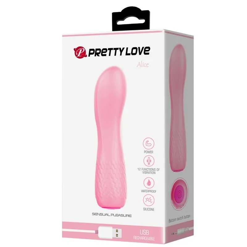 Vibromasseur Point G Silicone Rose Rechargeable - Image 2