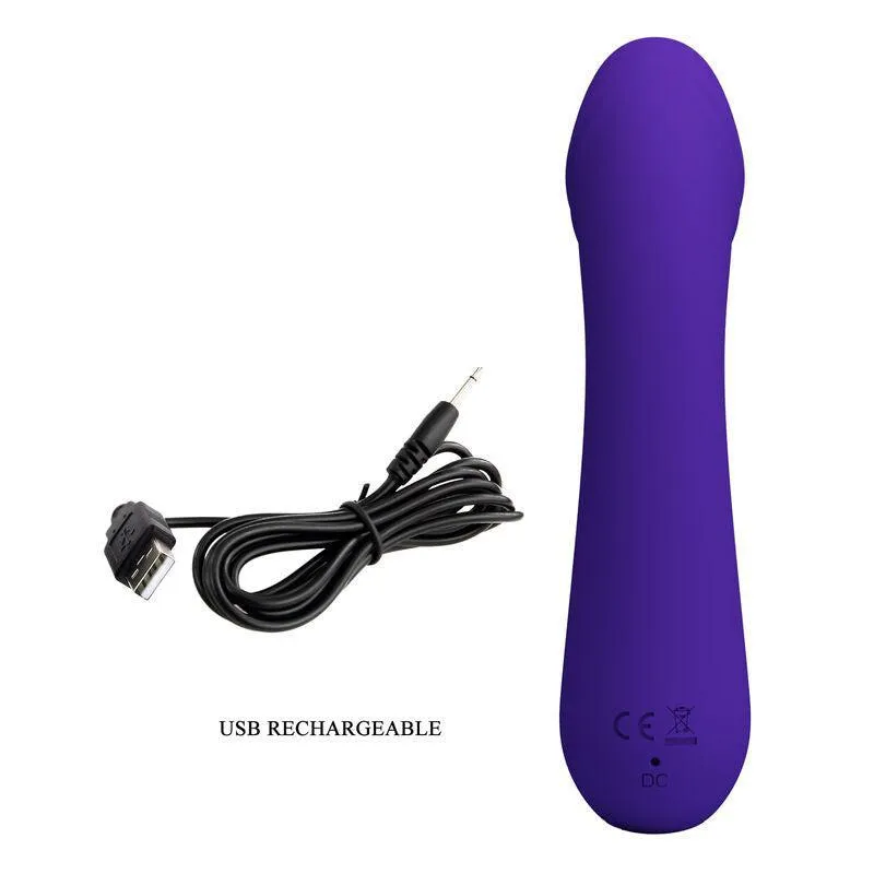 Vibromasseur Point G Silicone Violet Rechargeable - Image 3