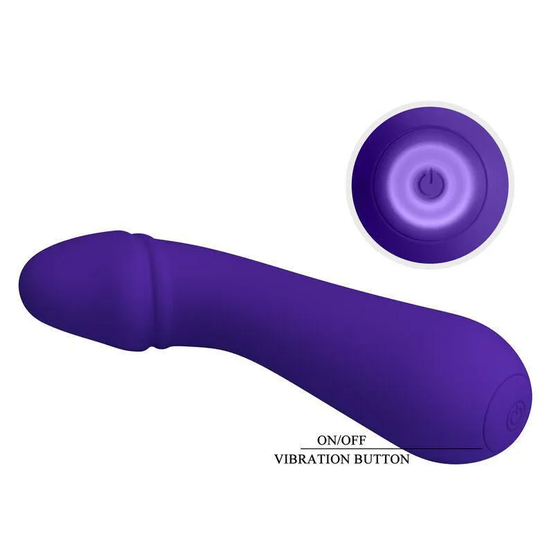 Vibromasseur Point G Silicone Violet Rechargeable - Image 4