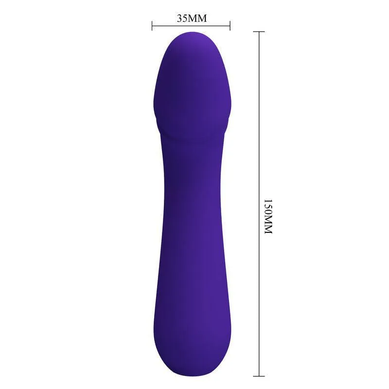 Vibromasseur Point G Silicone Violet Rechargeable - Image 5