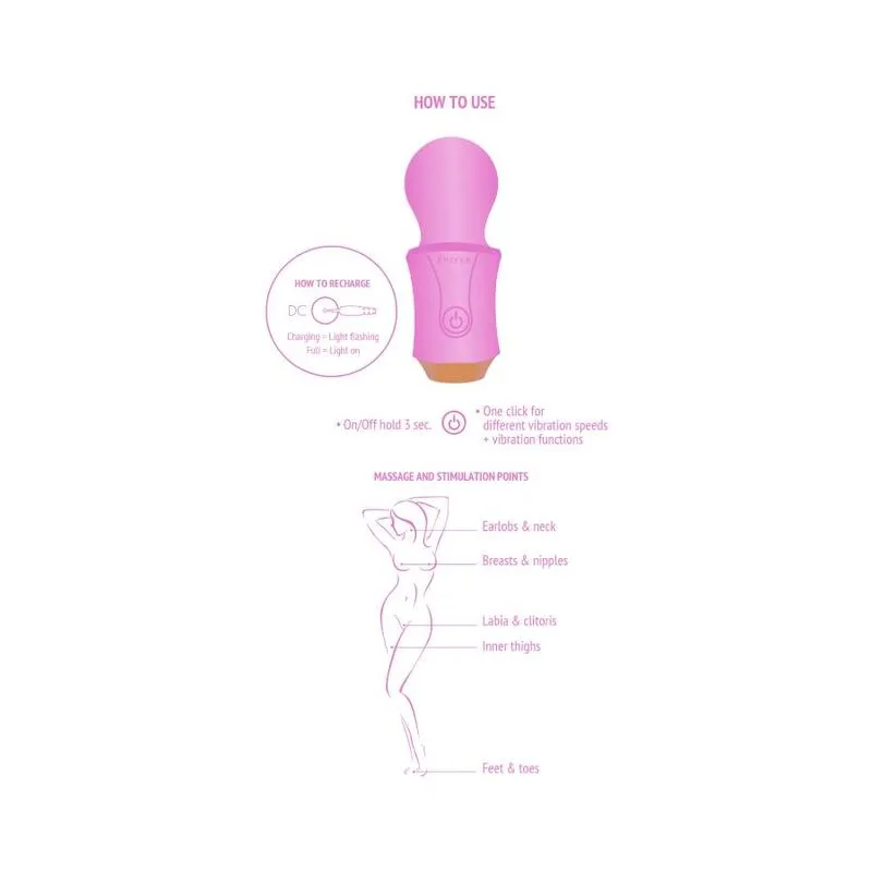 Vibromasseur Puissant Rechargeable Couple Voyage - Image 4