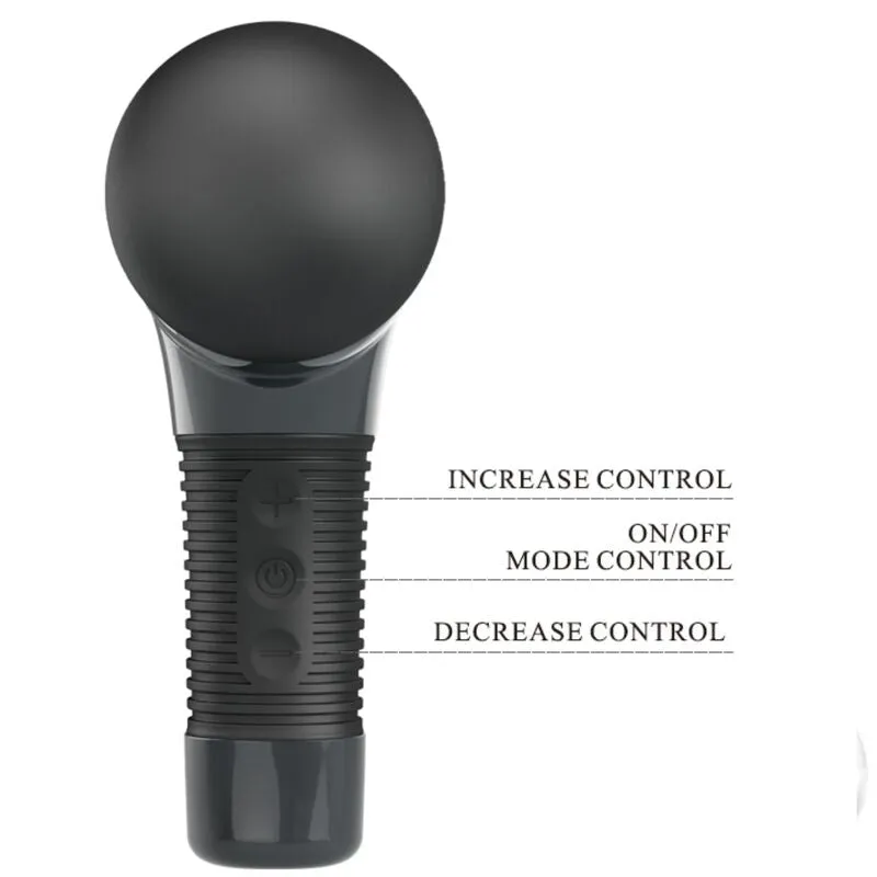 Vibromasseur Puissant Rechargeable Silicone Gris Foncé - Image 3
