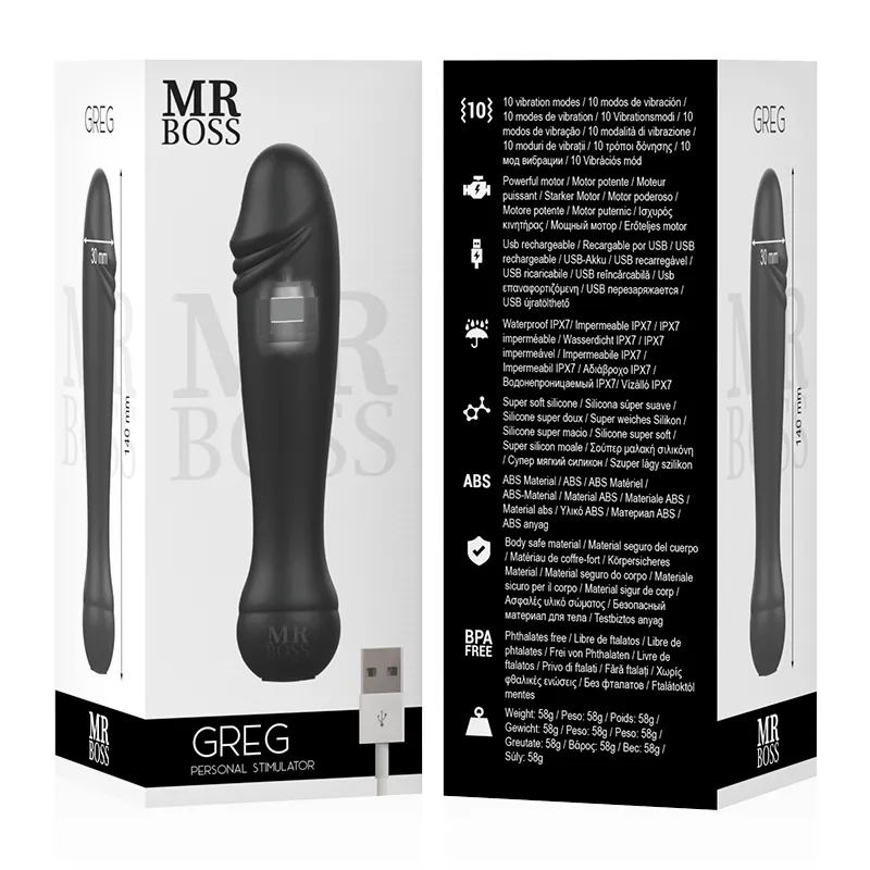 Vibromasseur Puissant Silicone Doux Rechargeable Usb - Image 3