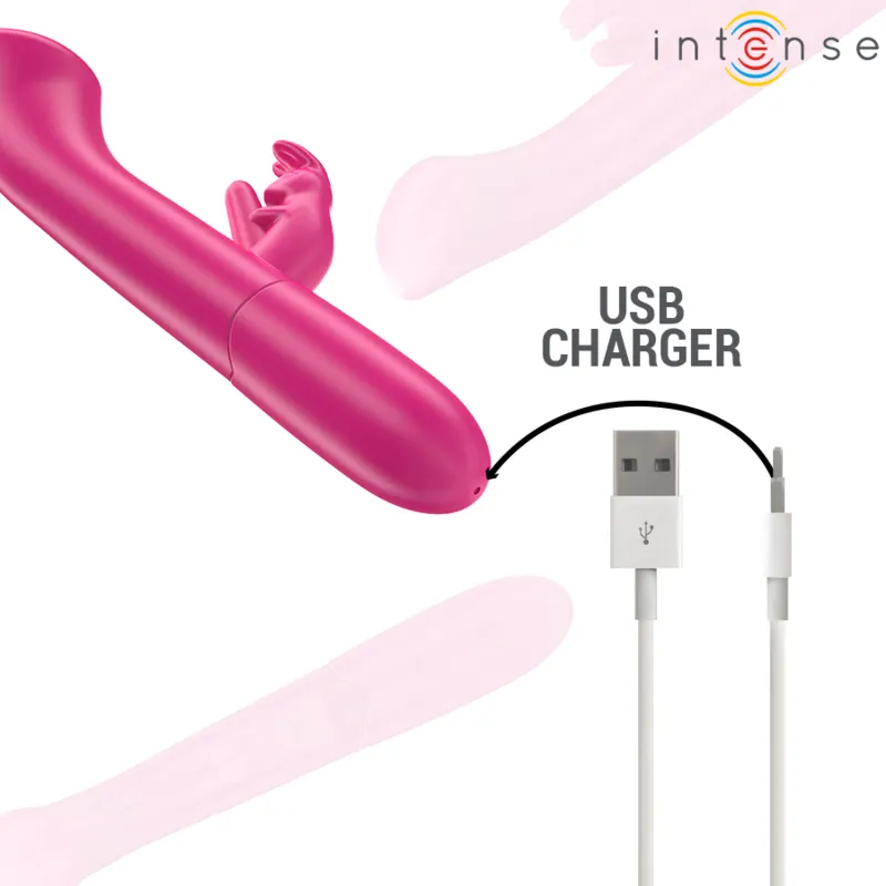 Vibromasseur Rabbit Silicone Étanche Stimulation Clitoridienne - Image 2