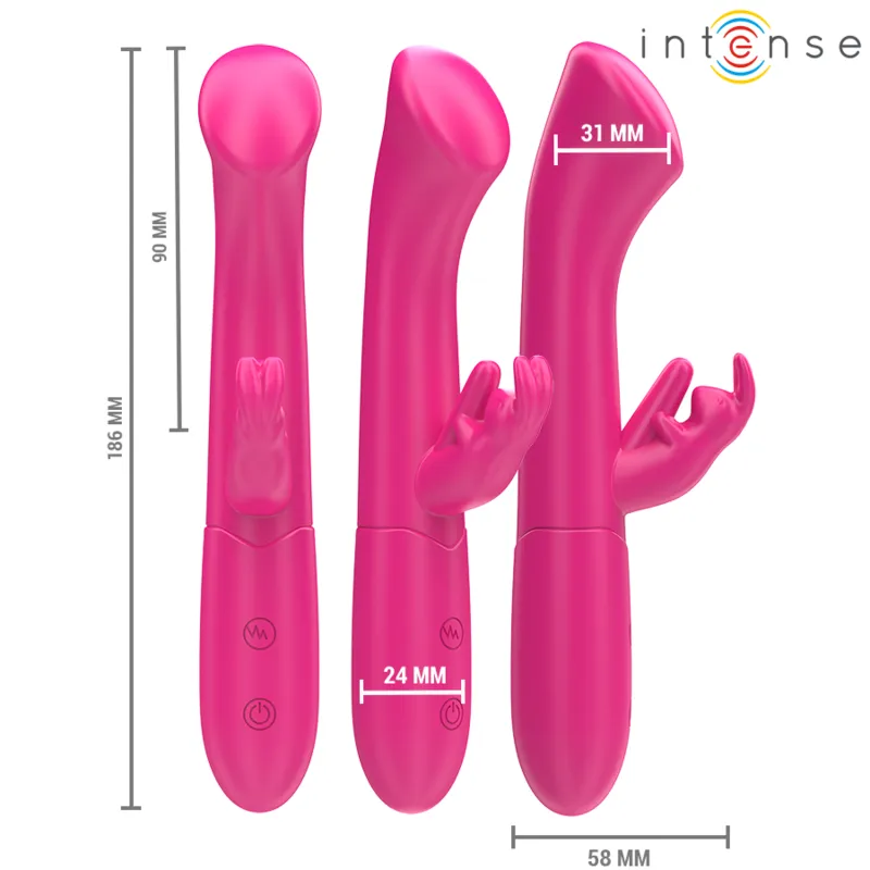 Vibromasseur Rabbit Silicone Étanche Stimulation Clitoridienne - Image 6