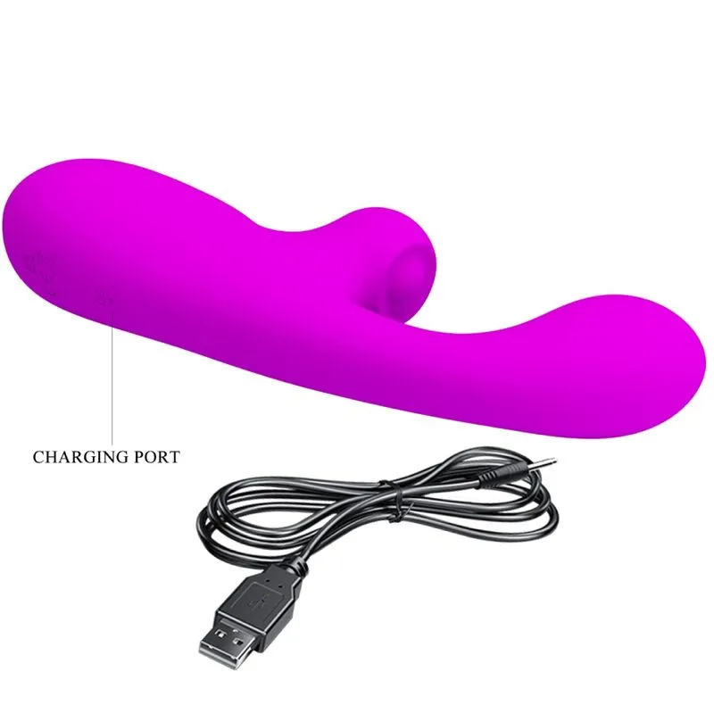 Vibromasseur Rabbit Silicone Rechargeable Multifonction - Image 3