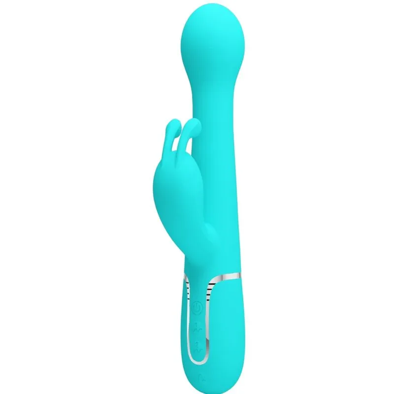 Vibromasseur Rabbit Silicone Violet Usb