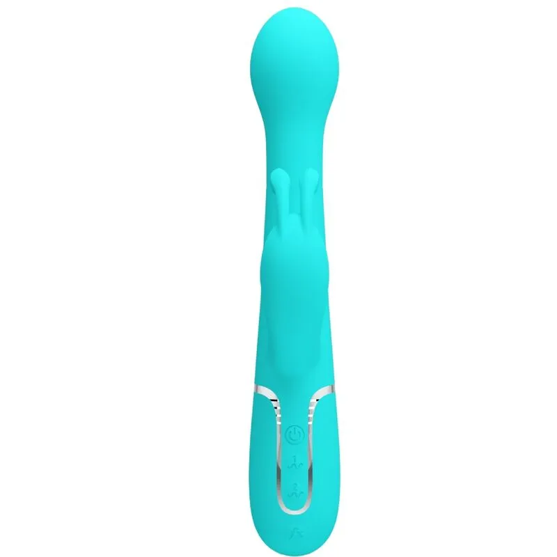 Vibromasseur Rabbit Silicone Violet Usb - Image 11