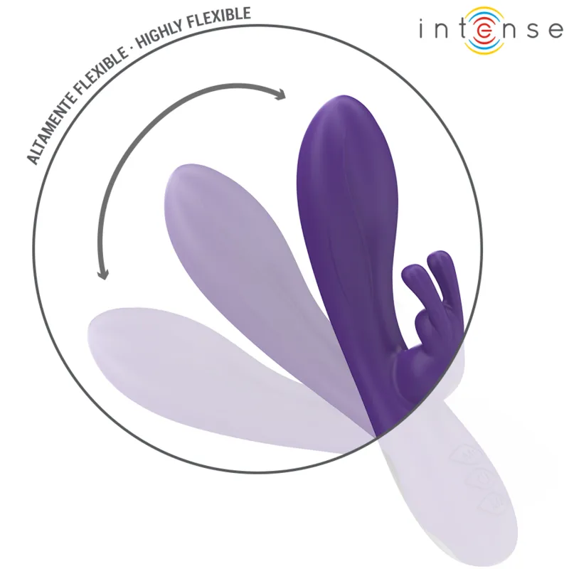 Vibromasseur Rabbit Violet Silicone Sans Danger - Image 5