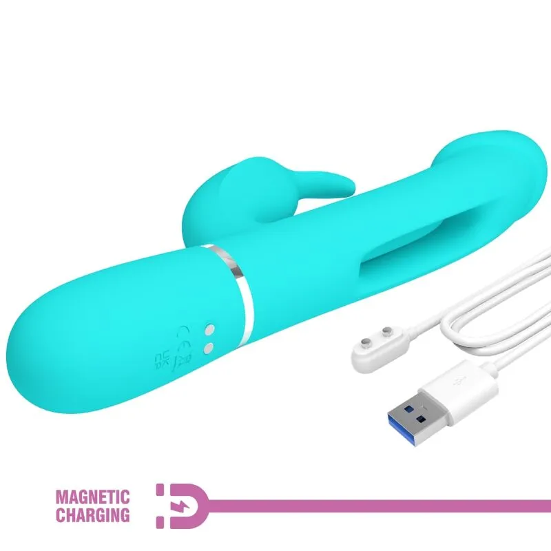 Vibromasseur Rabbit Violet Silicone Usb - Image 4