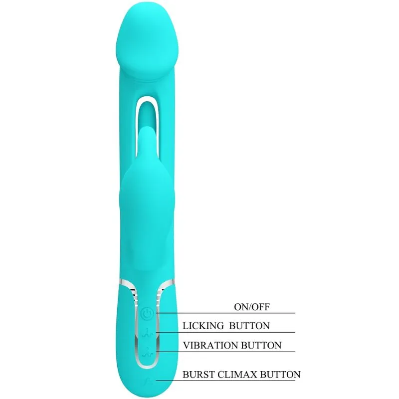 Vibromasseur Rabbit Violet Silicone Usb - Image 5