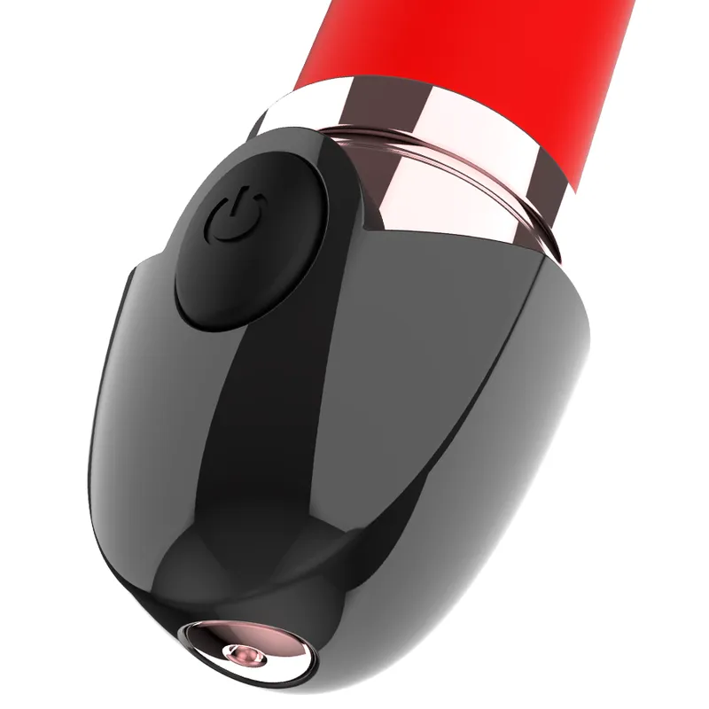 Vibromasseur Rouge À Lèvres Silicone Discret - Image 2