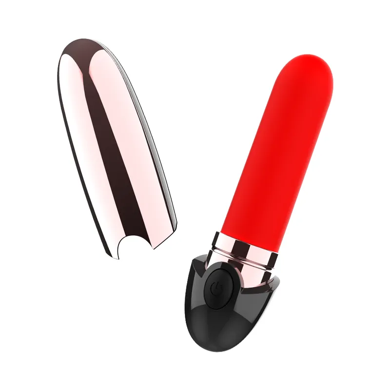 Vibromasseur Rouge À Lèvres Silicone Discret - Image 3