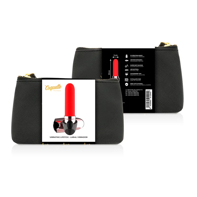 Vibromasseur Rouge À Lèvres Silicone Discret - Image 7