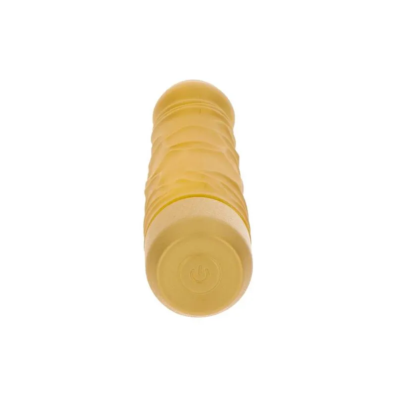 Vibromasseur Silicone Doré Vibrations Puissantes - Image 4