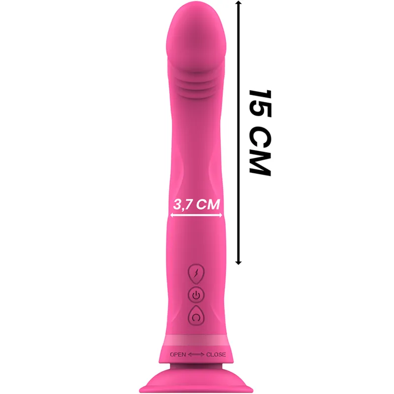 Vibromasseur Silicone Double Densité Ventouse Puissante - Image 5