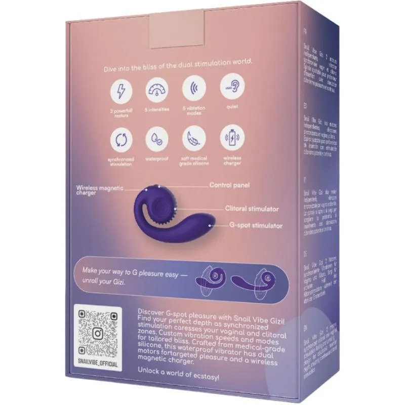 Vibromasseur Silicone Double Stimulation Slide'N'Roll - Image 2