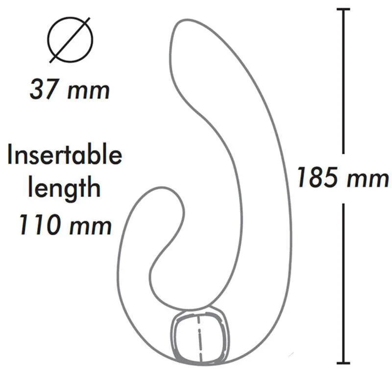 Vibromasseur Silicone Ergonomique Femme Clitoris Point G - Image 3