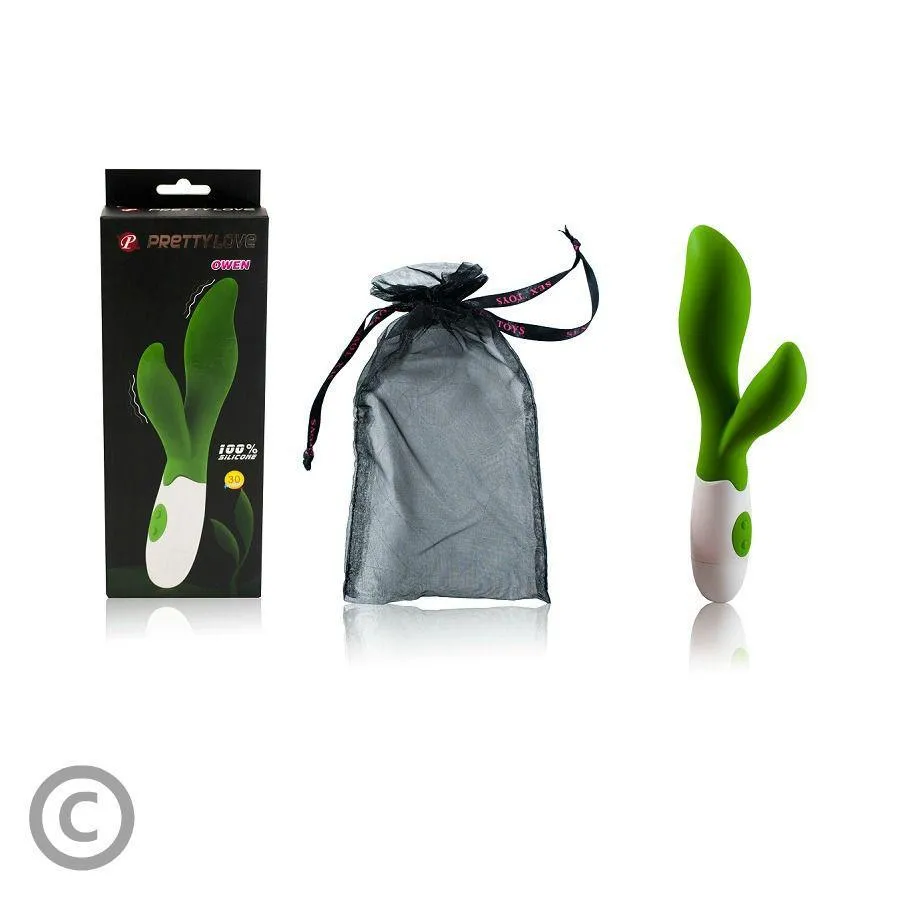 Vibromasseur Silicone Ergonomique Vert Stimulation Clitoridienne - Image 10