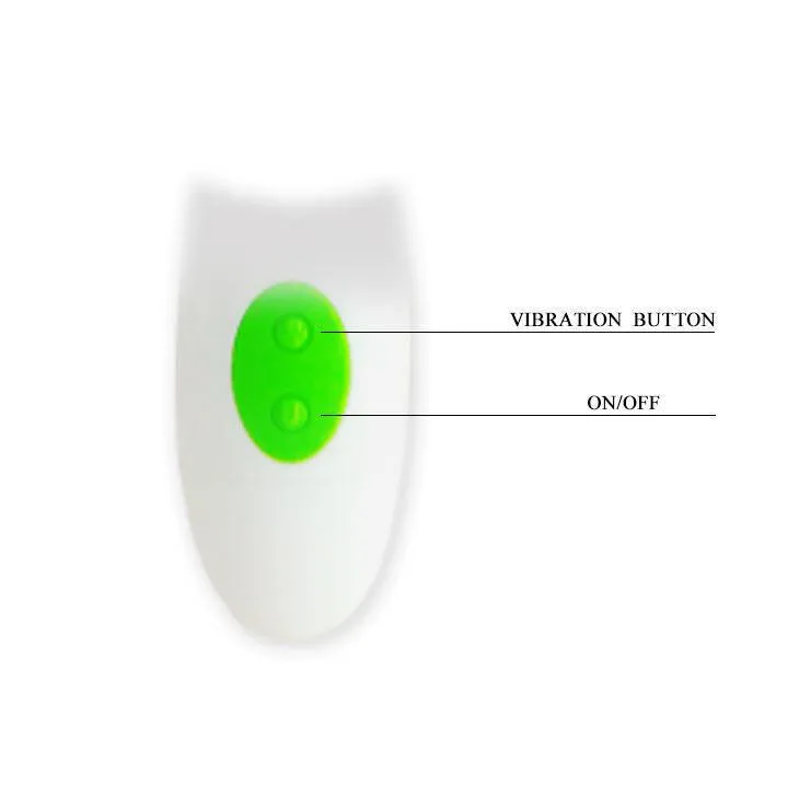 Vibromasseur Silicone Ergonomique Vert Stimulation Clitoridienne - Image 4