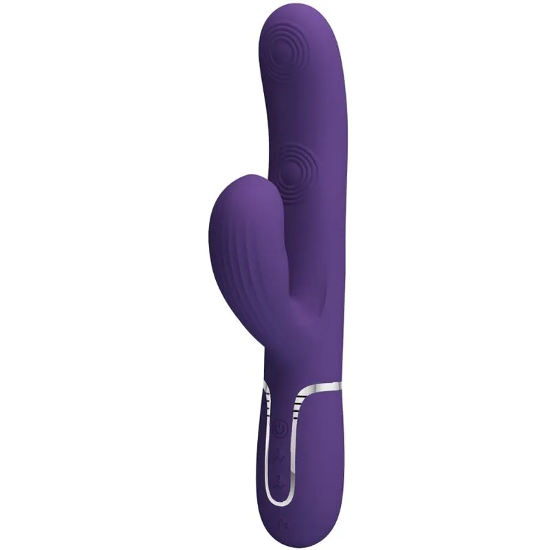 Vibromasseur Silicone Étanche Multifonction Violet - Image 11