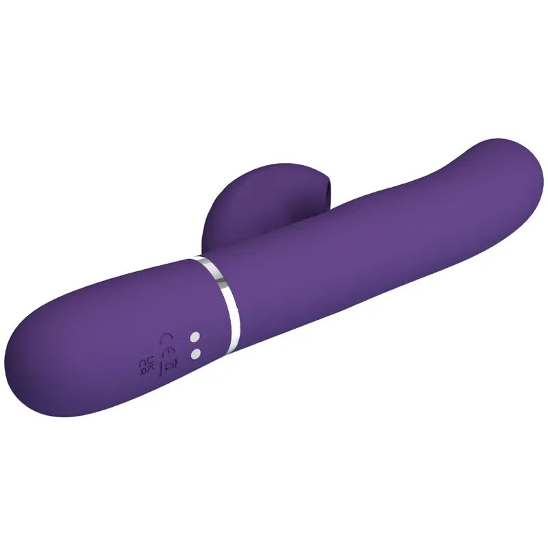 Vibromasseur Silicone Étanche Multifonction Violet - Image 6