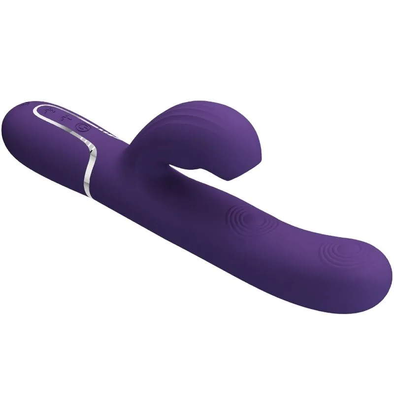 Vibromasseur Silicone Étanche Multifonction Violet - Image 8
