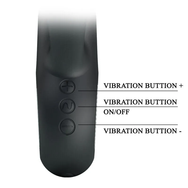 Vibromasseur Silicone Noir 7 Vibrations - Image 4