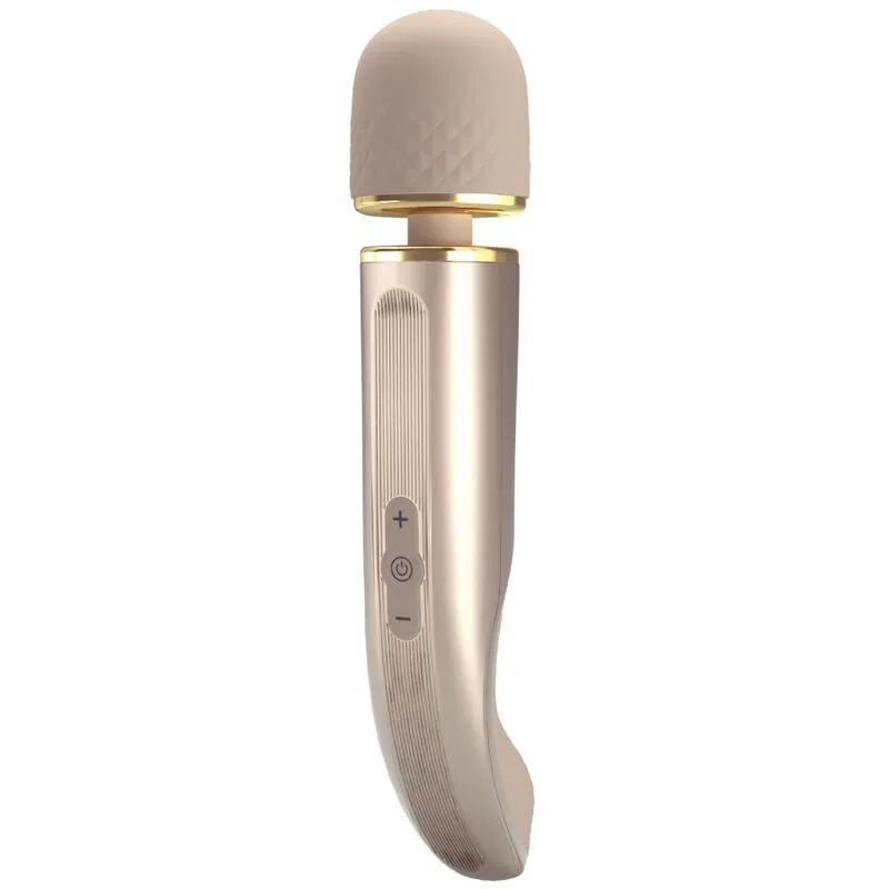 Vibromasseur Silicone Rechargeable Puissant Champagne - Image 8