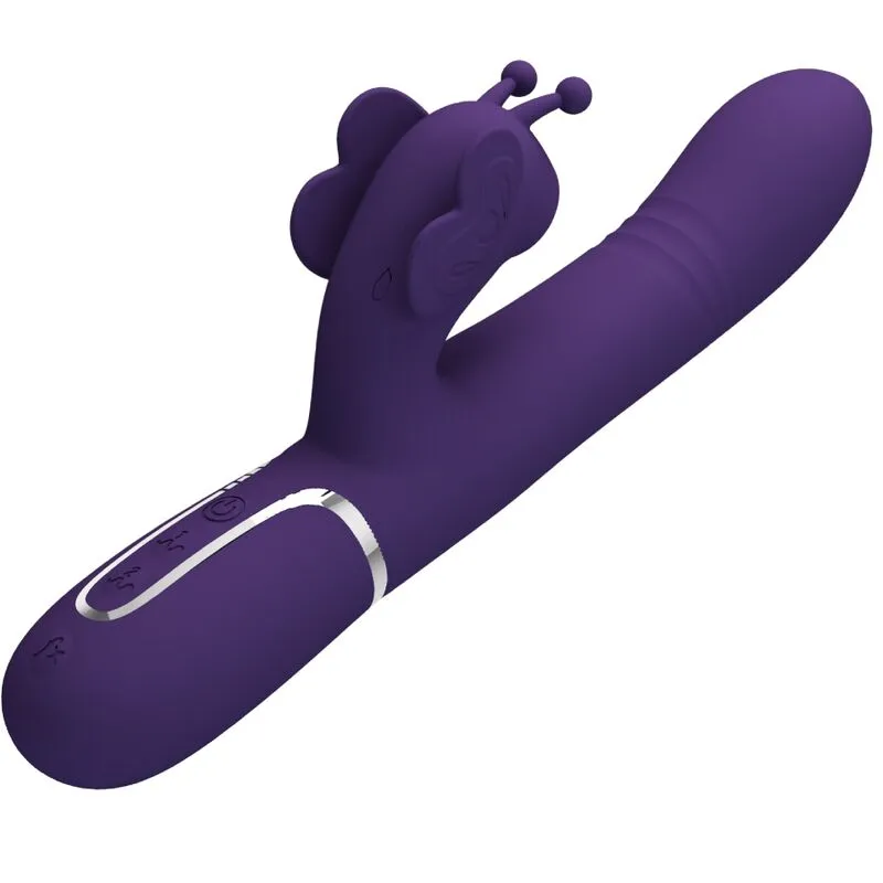Vibromasseur Silicone Violet Pretty Love Rabbit - Image 10