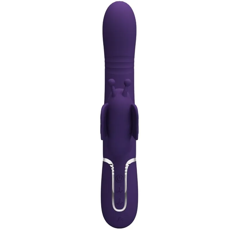 Vibromasseur Silicone Violet Pretty Love Rabbit - Image 11