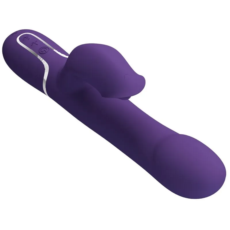 Vibromasseur Silicone Violet Pretty Love Rabbit - Image 8