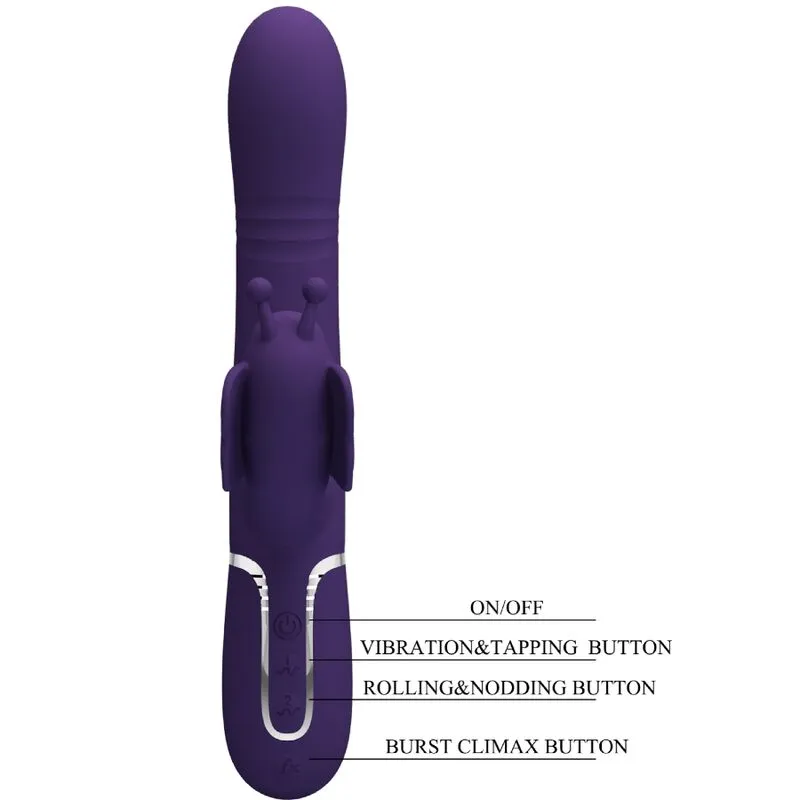 Vibromasseur Silicone Violet Pretty Love Rabbit - Image 5