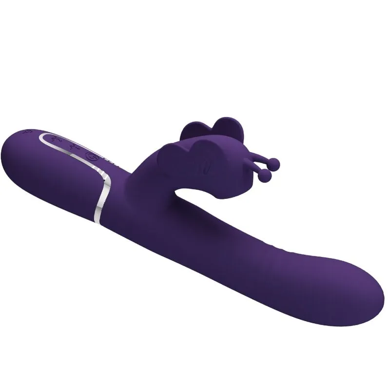 Vibromasseur Silicone Violet Pretty Love Rabbit - Image 8