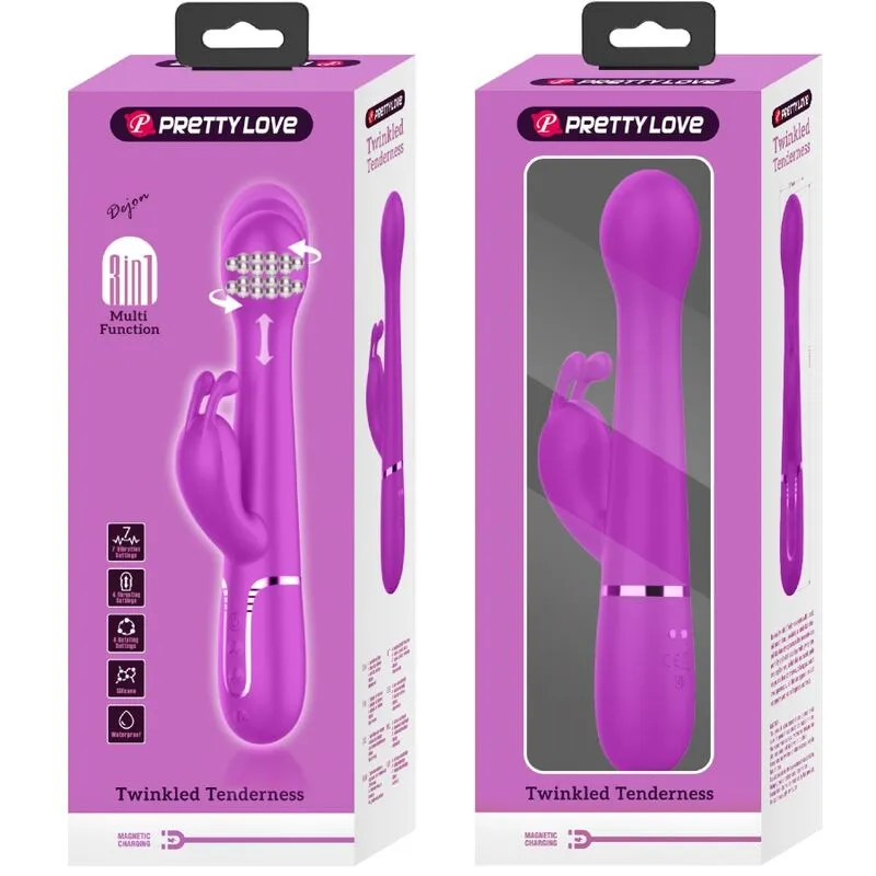 Vibromasseur Violet À Double Moteur Pretty Love - Image 2