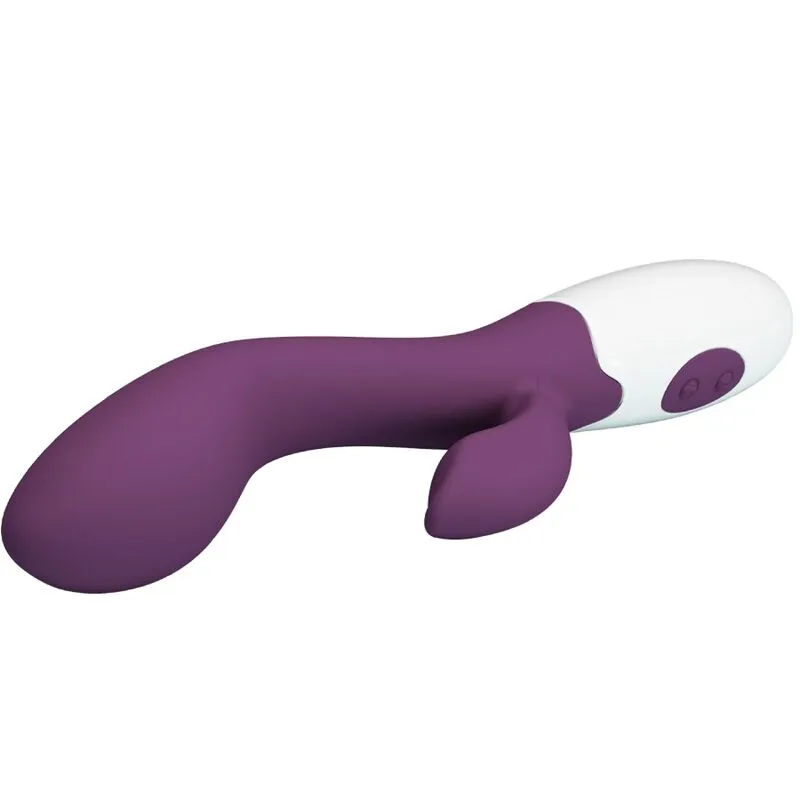 Vibromasseur Violet Stimulation Double Silicone 30 Fonctions - Image 7