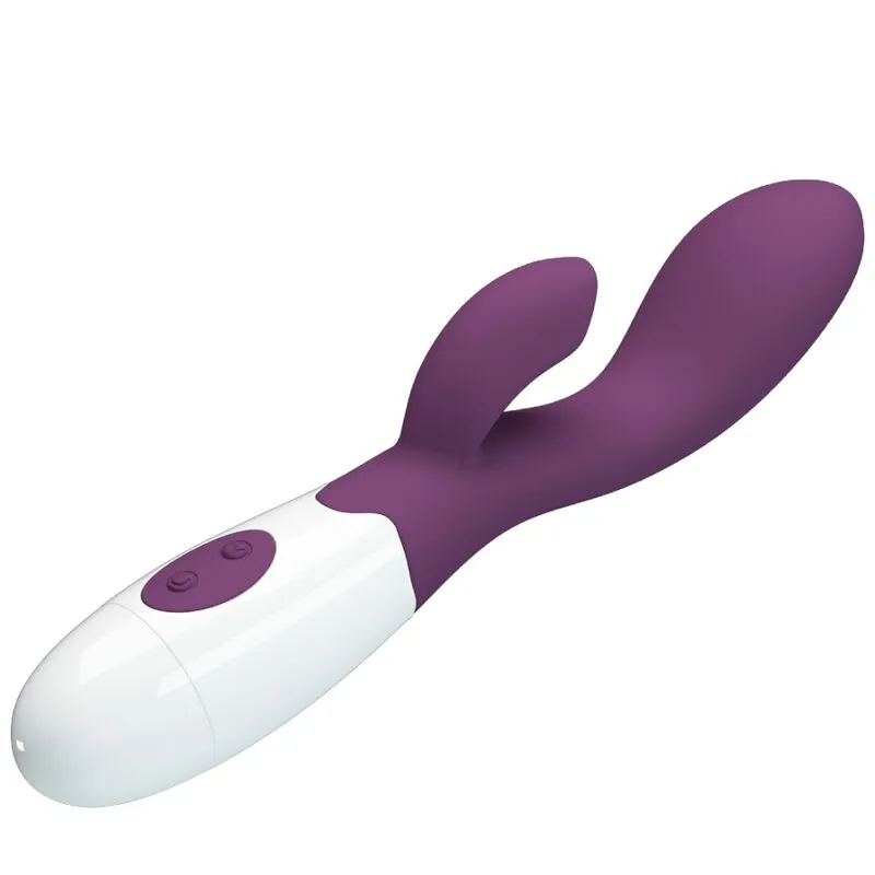 Vibromasseur Violet Stimulation Double Silicone 30 Fonctions - Image 8