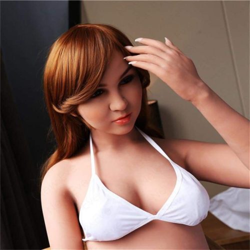 158cm 5 18ft small breast pregnant red head sex doll dw19061039 mabel 5ft 2in japanese love dolls milf real life hot sale best 818