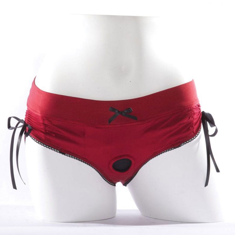 A01051 Sasha Harness Red Blk Detail 9 MAIN