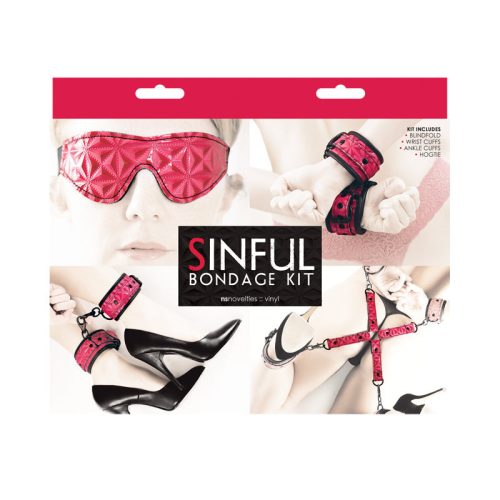 NSN 1219 04 sinful bondage kit pink box low