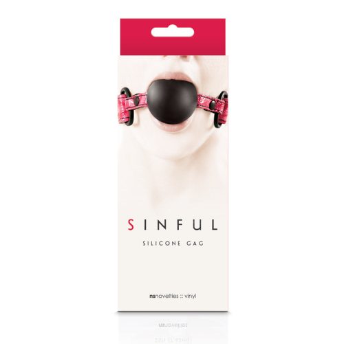 NSN 1235 14 sinful ballgag pink pkg lo