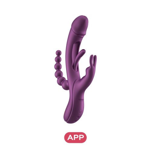 TRILUXApp ControlledKinkyFingerRabbitVibrator