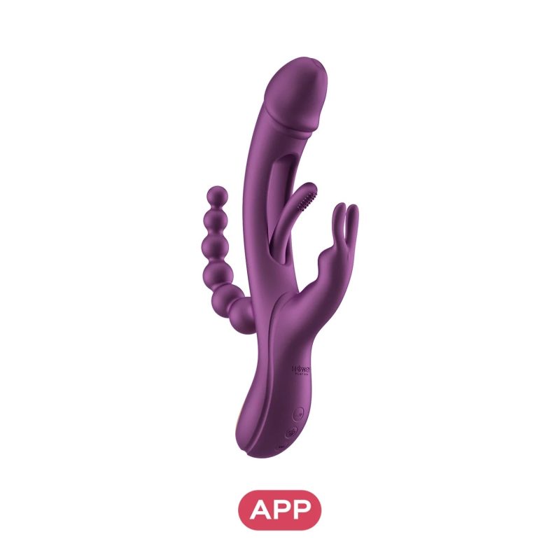 TRILUXApp ControlledKinkyFingerRabbitVibrator