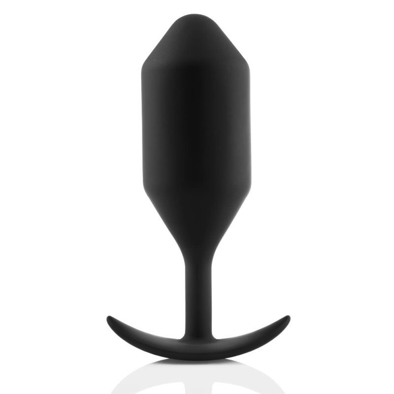 b vibe snug plug five weighted butt plug black 03