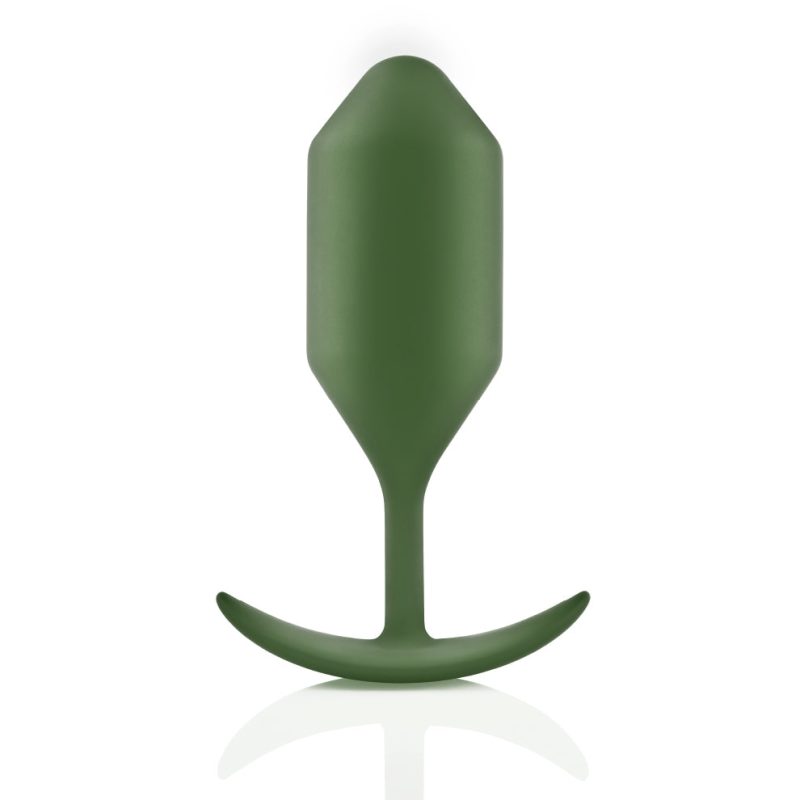 b vibe snug plug four weighted butt plug army 03