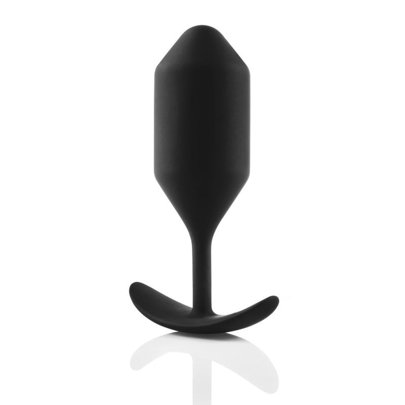 b vibe snug plug four weighted butt plug black 04