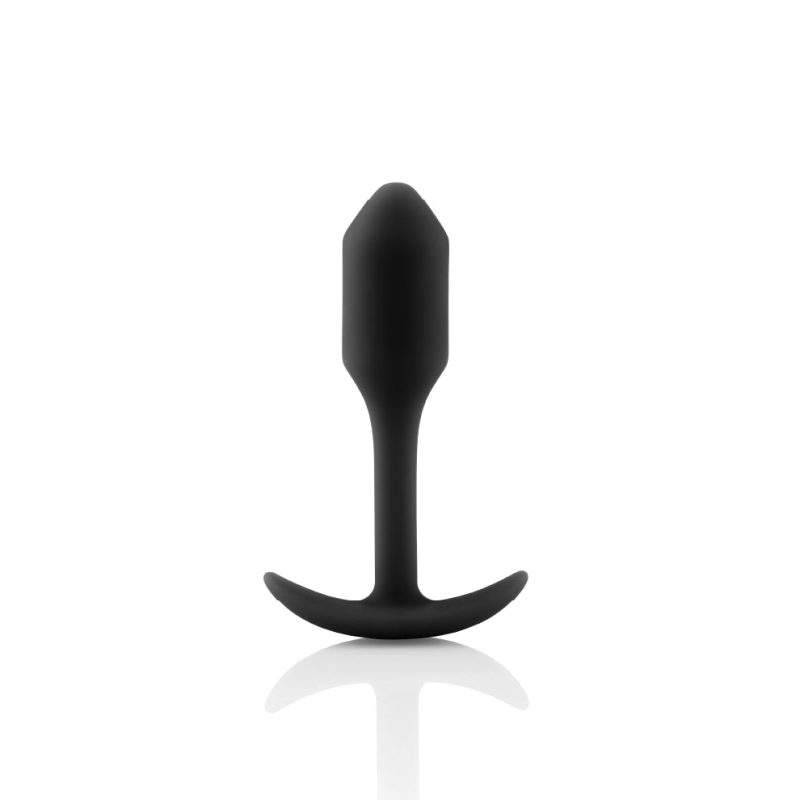 b vibe snug plug one weighted butt plug black 03