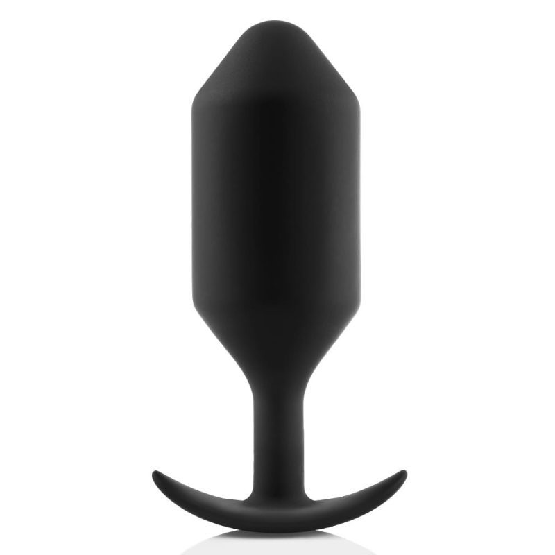 b vibe snug plug six weighted butt plug black 03