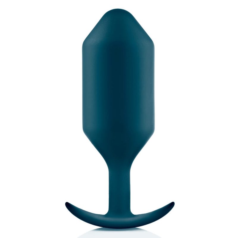 b vibe snug plug six weighted butt plug marine 03