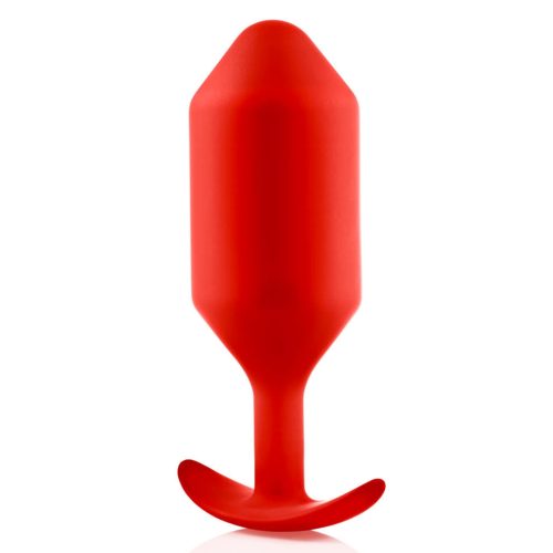 b vibe snug plug six weighted butt plug red 04